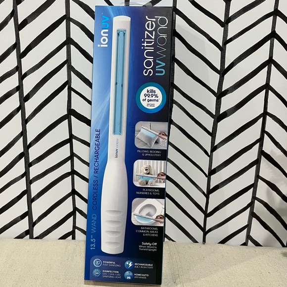 Ion UV Handheld Sanitizer Wand, Kills Germs, Cordless Rechargeable - Picture 5 of 11